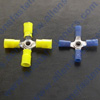 4-WAY VINYL CONNECTOR.
